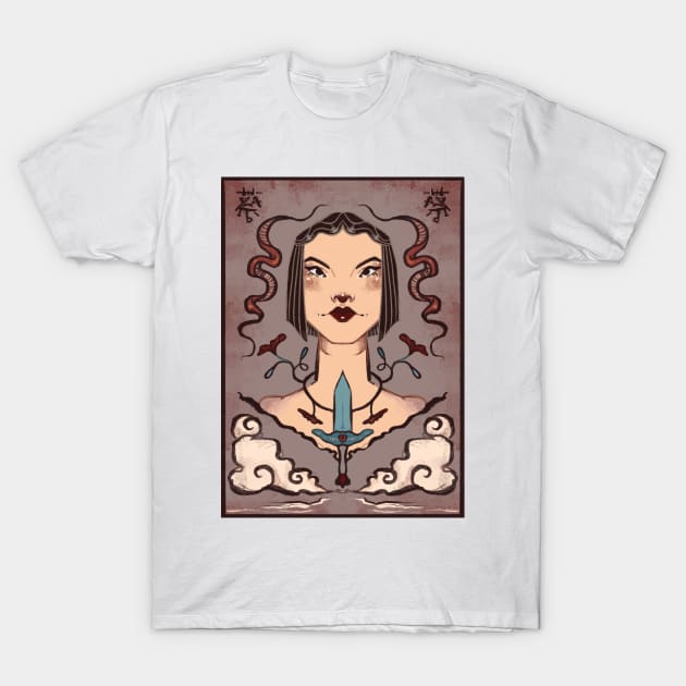 Juliette Cai - These Violent Delights T-Shirt by livelonganddraw